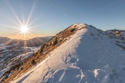 Sabato 7 dicembre 2013 – Monte Sodadura: Il rosso tramonto di Sant’Ambrogio - FOTOGALLERY